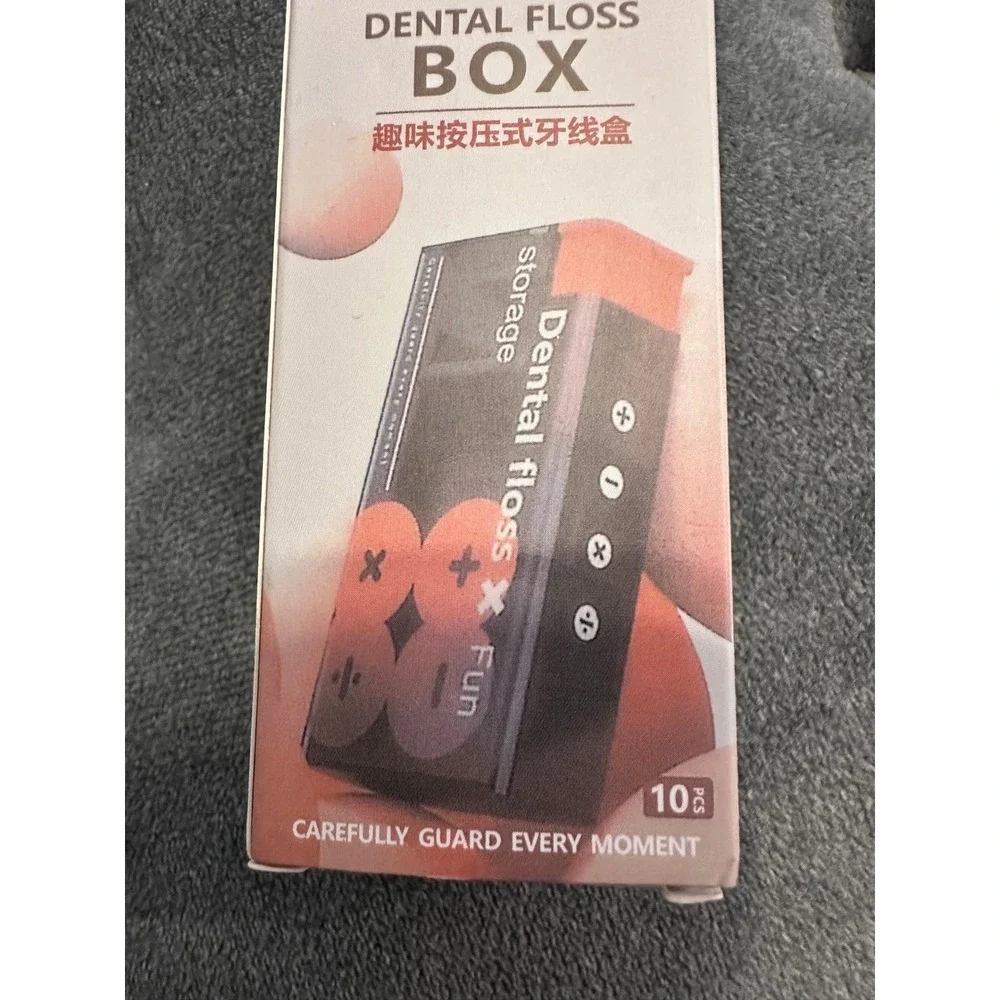 Dental‎ Floss Box Fun Storage Oral Hygiene Travel Size 10 PCS
